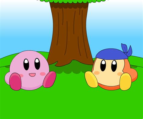 Kirby and Bandana Dee by Vile523 on Newgrounds