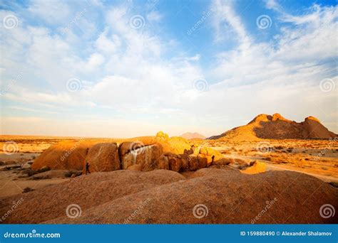 Sunrise at Spitzkoppe Namibia Stock Photo - Image of trekking, scenery: 159880490