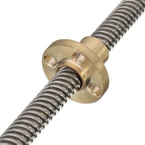 500mm Lead Screw 8mm Thread 2mm Pitch Lead Screw with Copper Nut | Alexnld.com