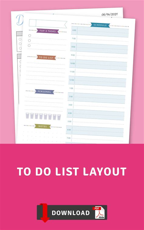 To do list layout to do list layout ideas todo list to print – Artofit