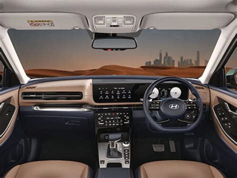 New Hyundai Alcazar Facelift Interior Revealed - Gets Electric Boss Mode