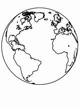 Earth Coloring Sheet sketch template