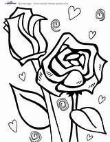 Printable Red Roses Coloring Page  Rose coloring Pages sketch template