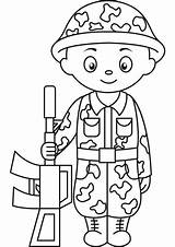 Desenho De soldado Bonito Para colorir  Desenhos E sketch template