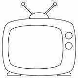 Television coloring page  ColouringPages sketch template