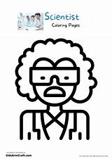 Scientist Coloring Pages For Kids – Free Printables  Art & Craft sketch template