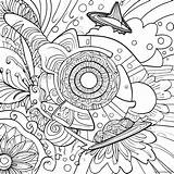 Galaxy Space Coloring Page 7250 5776 sketch template