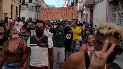 Cuba's largest anti-government protest in decades sees demands for ...