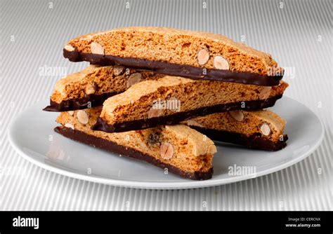 ITALIAN CHOCOLATE BISCOTTI Stock Photo - Alamy