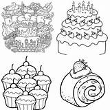 20 Free Dessert Coloring Pages For Kids And Adults  Blitsy sketch template