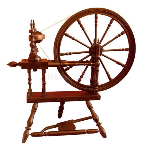 Spinning Wheel stock image. Image of antique, thread - 10828601