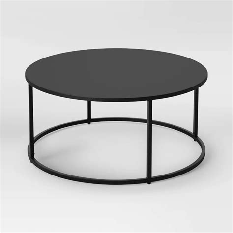 Homary Coffee Table Black / Smart Round Black Marble Coffee Table + Reviews | CB2 in ... : The ...