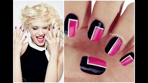 Gwen Stefani Nail Art Recreation - YouTube