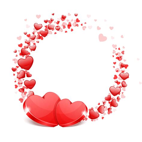 wedding, red hearts festive love png and vector with transparent | Valentine's day design ...