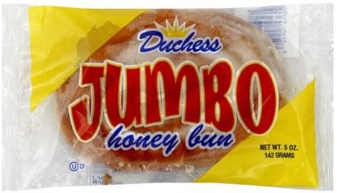 Duchess Jumbo Honey Bun - 5 oz, Nutrition Information | Innit