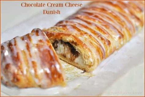 Chocolate Cream Cheese Danish (easy pastry) / The Grateful Girl Cooks!