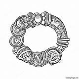 Bracelet Coloring Page  Pagescom sketch template