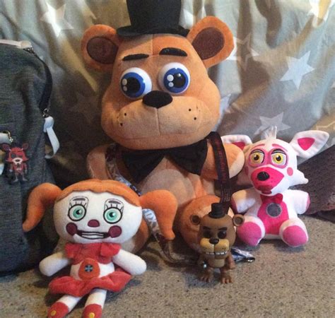 All my FNAF merch so far (It's not much, hoping to get more at Oz comic con next week ...