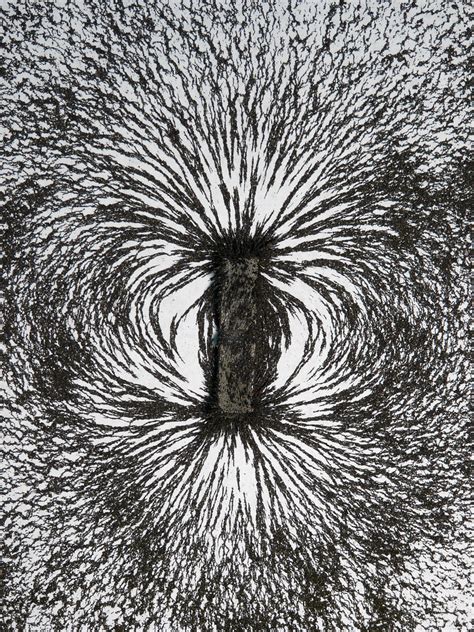Magnetic Field Lines of a Bar Magnet | Iron filings are spri… | Flickr