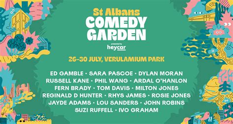 St Albans Comedy Garden Tickets and Dates 2024