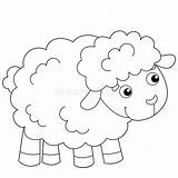 Sheep Clipart Clip Outline Flock Drawing Vector Standing Coloring Field  sketch template