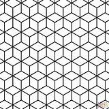 Square Geometric Coloring Pages sketch template