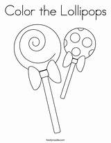 Color The Lollipops Coloring Page  Twisty Noodle Home sketch template
