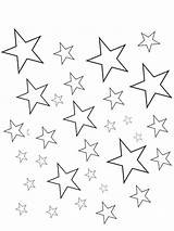 Free Printable Stars Coloring Pages sketch template