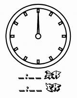 Printable Clock Coloring Pages – ColoringMecom sketch template