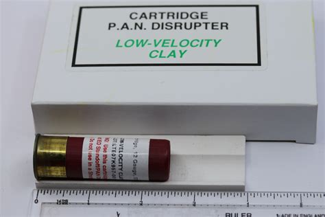 12 GAUGE EOD P.A.N. DISRUPTER LOW VELOCITY CLAY – CollectibleAmmunition ...