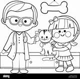 Veterinary Coloring Pages sketch template