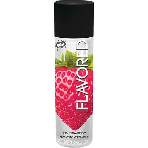 Wet Flavored Personal Lubricant 3 Fl.Oz (89 mL), Sexy Strawberry - dearlady.us