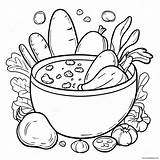 Colorful Vegetables In Stone Soup Coloring Page 50334 39813 sketch template
