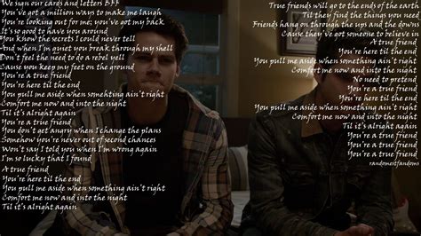 Sciles- True Friend- And this is imo Scott reflecting on his friendship ...