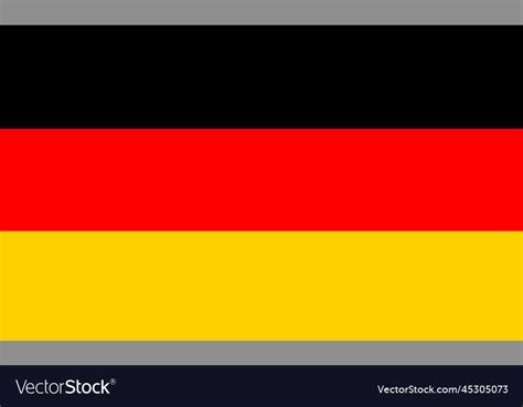 Germany flag design Royalty Free Vector Image - VectorStock