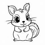 Cute Squirrel Coloring Pages sketch template