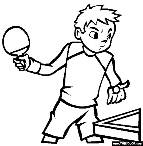 Ping Pong Black And White - ClipArt Best