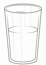 Glas Med Vatten Målarbok  Gratis Målarbilder Att Skriva Ut sketch template