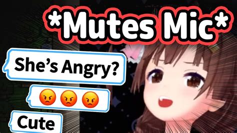 Chat Loses It When Sora Mutes Her Mic and Throws Cutest Angry Tantrum【Hololive】 - YouTube