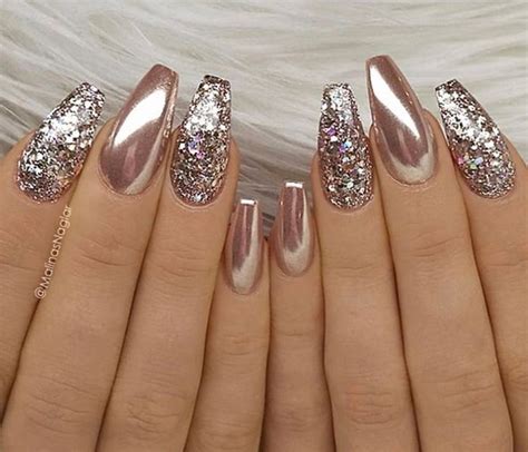 Home - Blend Of Bites | Rose gold nail art, Rose gold nails, Chrome nails rose gold