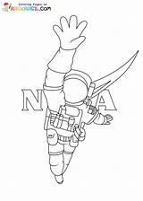 Nasa Logo Coloring Page sketch template