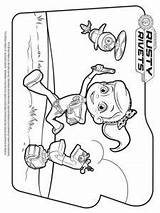 Rusty Rivets coloring Pages sketch template