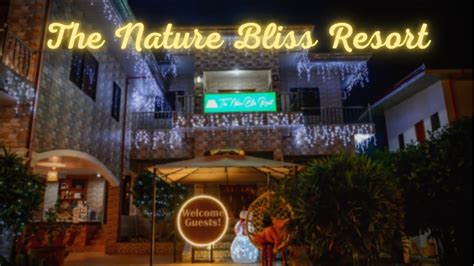 A newly opened resort in Tagaytay | The Nature Bliss Resort - YouTube