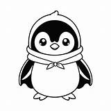 Premium Vector  cute penguin cartoon coloring Book For Children sketch template