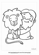 Free Daniel And The Lions Den Coloring Page  Printables sketch template