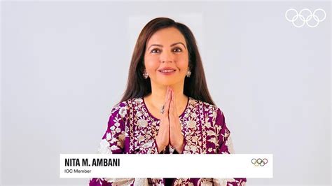 IOC member Mrs. Nita Ambani lauds the launch of India’s first ‘Olympic ...