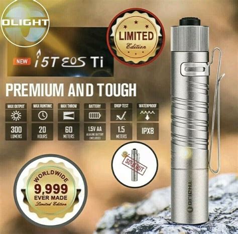 Olight i5T Eos Limited Edition (Ti)Titanium NIB | eBay