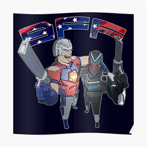 "BFF, Vigilante Peacemaker" Poster for Sale by RossGatlin | Redbubble