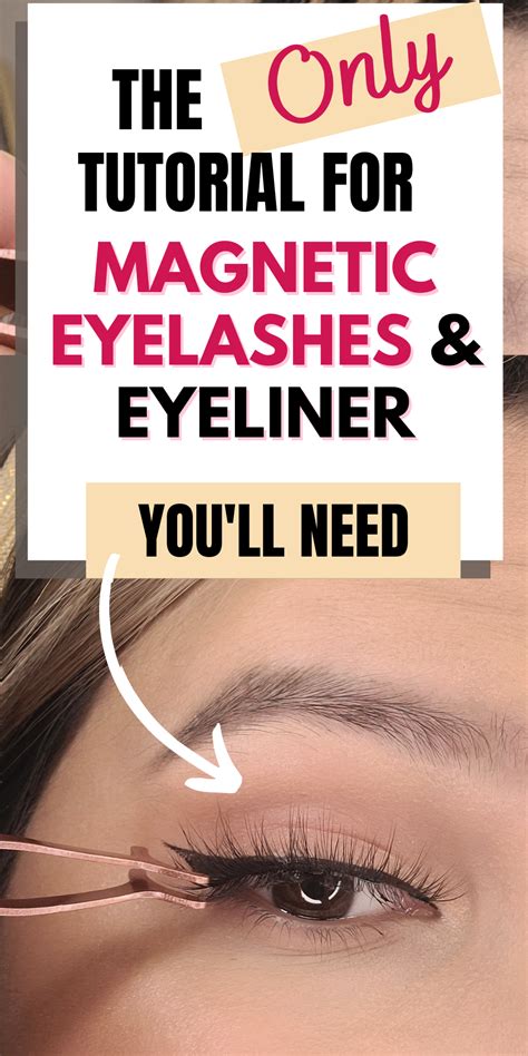 How To Apply Magnetic Eyelashes & Magnetic Eyeliner (Complete Guide!) | Magnetic eyelashes ...