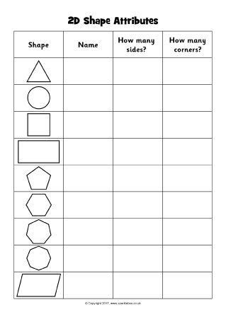 Grade 2 2d Shapes